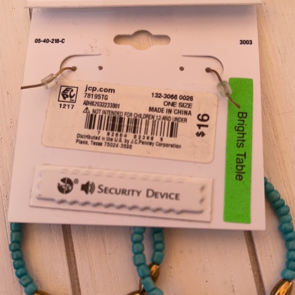 Beautiful Blue and Gold MixIt Earrings - Picture 8 of 8